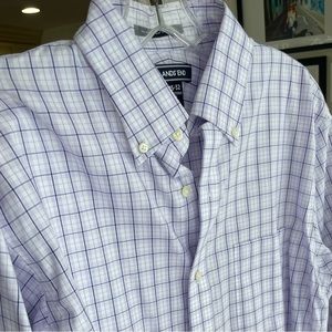 Mens dress shirt. Lands End. Size 14 1/2 - 32 traditional fit.